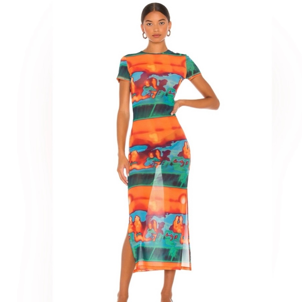 Miaou Multicolor Billie Maxi Dress